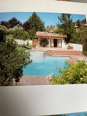 A photo of the poolhouse
